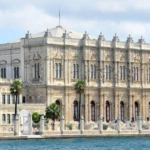 Dolmabahçe Palace viewed from the Bosphorus